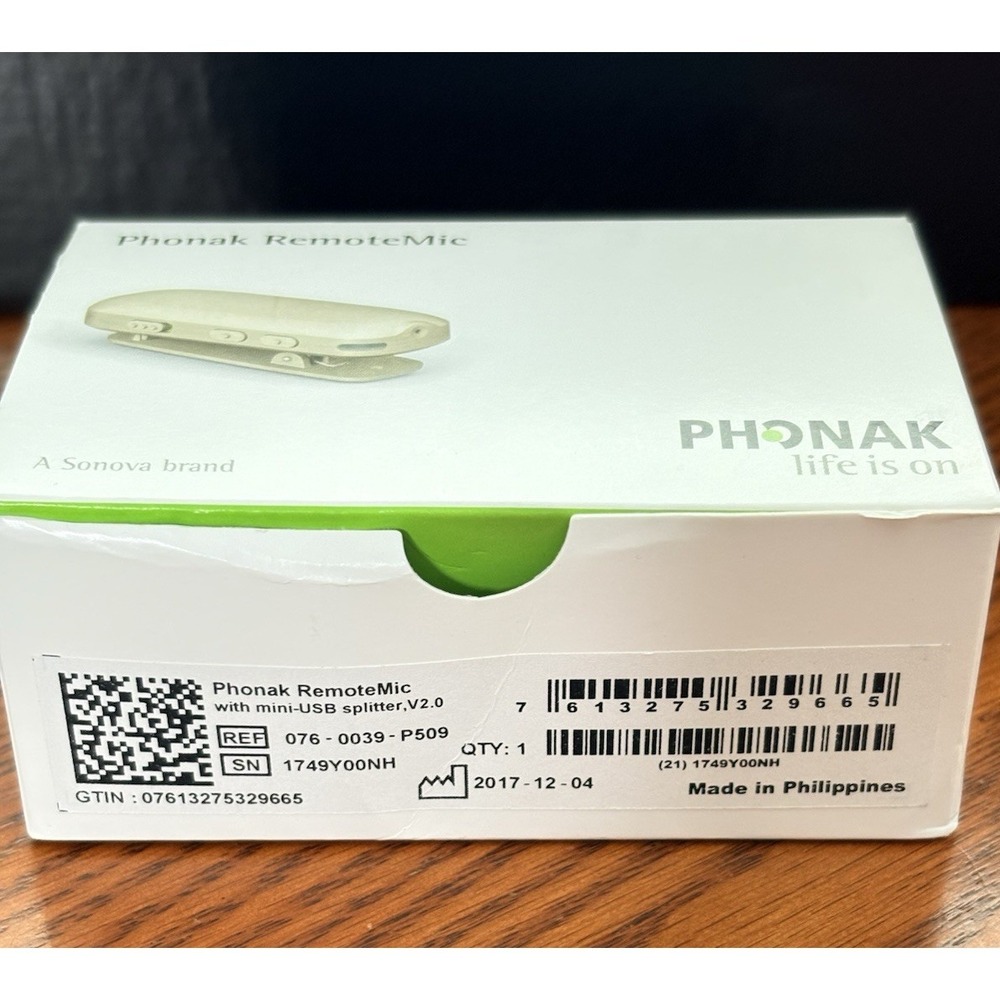 Phonak Remote Microphone for Use with ComPilot II and Air II